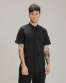Camisa Fit Regular Verde,NEGRO